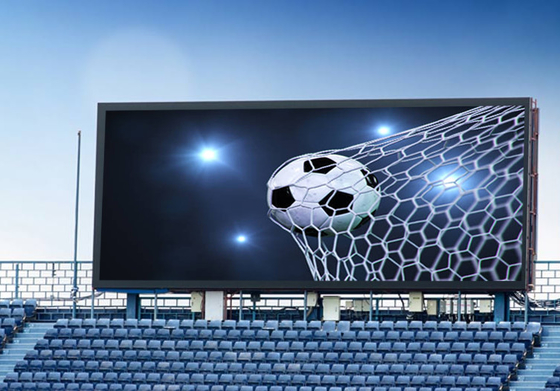 Quảng cáo đủ màu LED Sân vận động bóng đá ngoài trời Chu vi màn hình LED P6.67 P8 P10