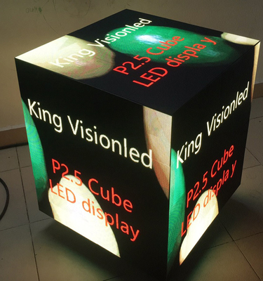 640x640mm Magic Cube Led hiển thị 3D Hiệu ứng SMD2121 Quảng cáo lớn Quảng cáo 2,5mm