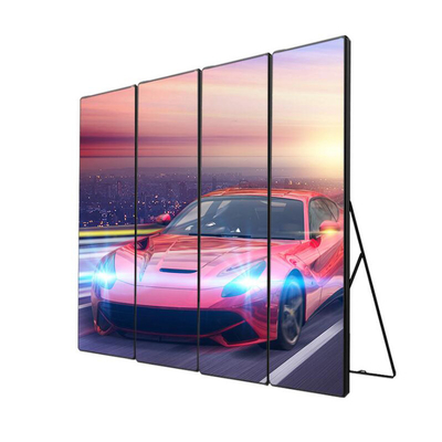 P1.8 / P2.5 Gương áp phích Tường video trong nhà cho cửa hàng Màn hình quảng cáo thương mại 1080P