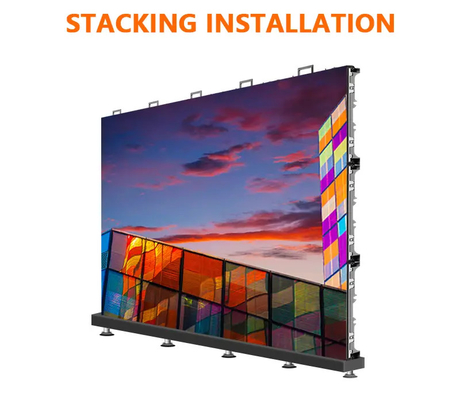 Màn hình hiển thị LED ngoài trời P3.9mm đủ màu 500x500mm Nhôm đúc