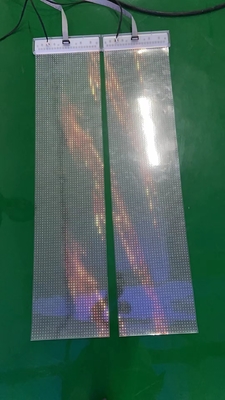 Phim trong nhà đủ màu Màn hình cong mềm Màn hình Led trong suốt cao P7.5 P10