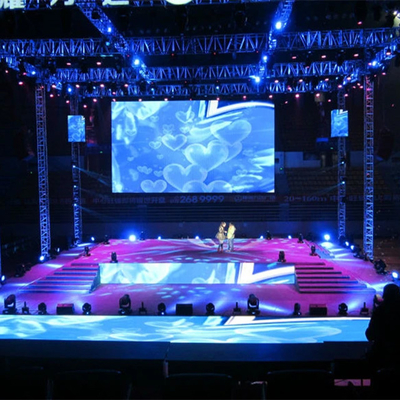 Màn hình phông nền sân khấu LED ngoài trời trong nhà 500x500mm Màn hình LED cho thuê nối liền mạch